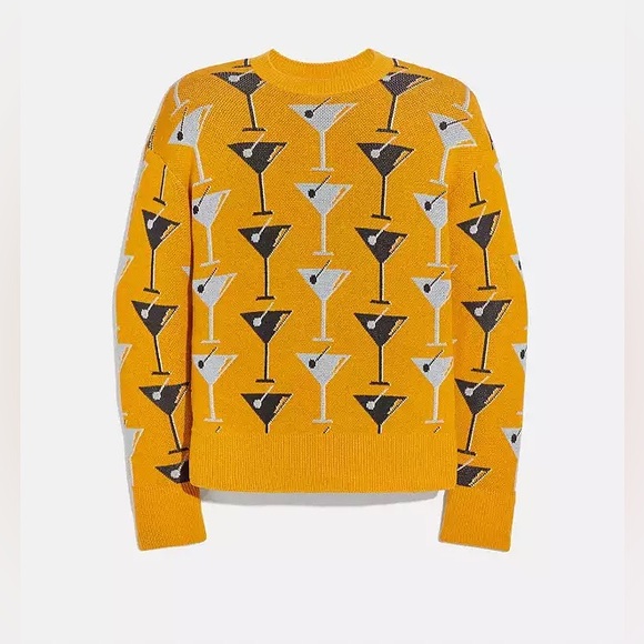 Coach Martini Crewneck Sweater M - Picture 1 of 5